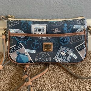 Disney Cruise Line Luggage Stickers Lexi Pouchette by Dooney & Bourke